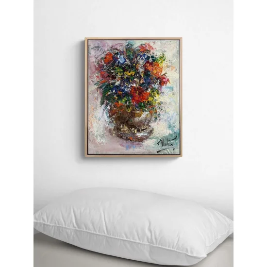 Umudun Çiçekleri Yağlı Boya Tablosu