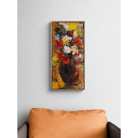 Bir Demet Işık Yağlı Boya Tablosu