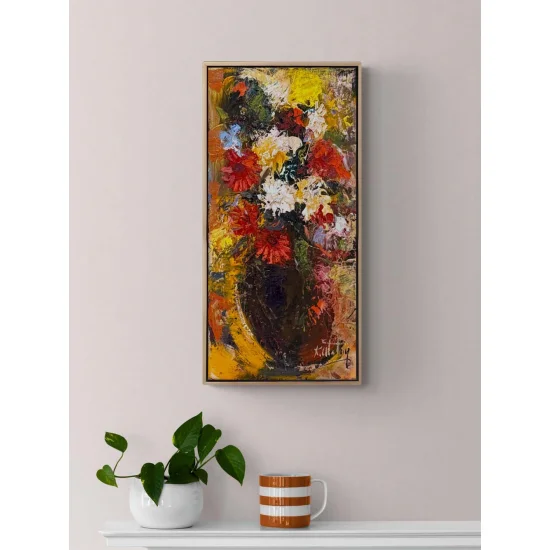 Bir Demet Işık Yağlı Boya Tablosu