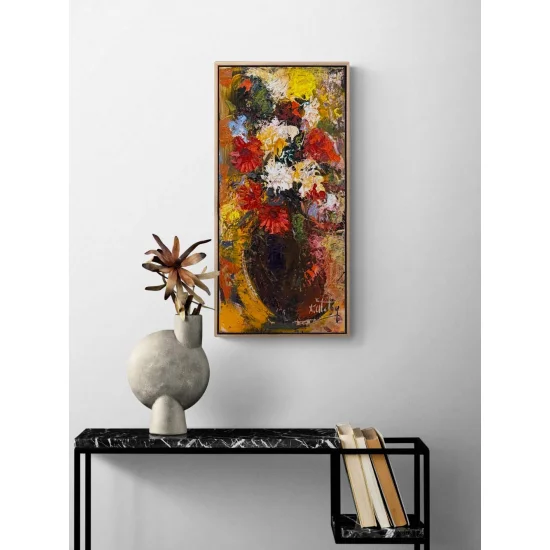 Bir Demet Işık Yağlı Boya Tablosu