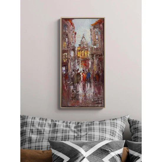 Galata’da Sabah Vakti Yağlı Boya Tablosu