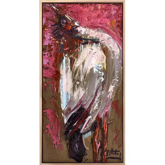 Kanatların Gölgesinde Yağlı Boya Tablosu