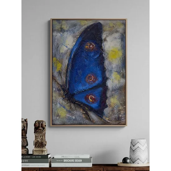 Kayıp Kelebek Yağlı Boya Tablosu