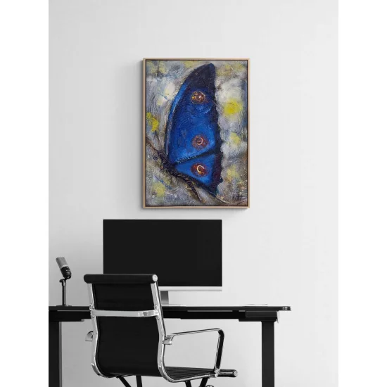 Kayıp Kelebek Yağlı Boya Tablosu