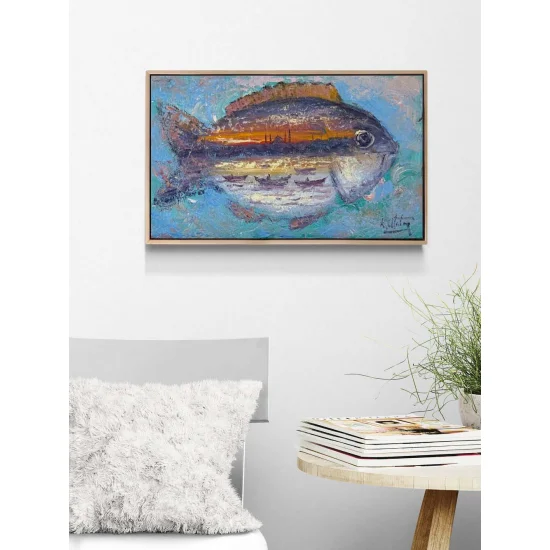 Suların Altındaki İstanbul Yağlı Boya Tablosu