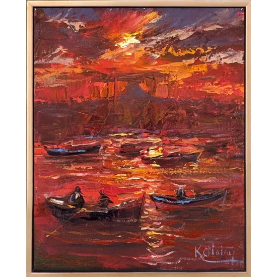 Derin İstanbul Yağlı Boya Tablosu