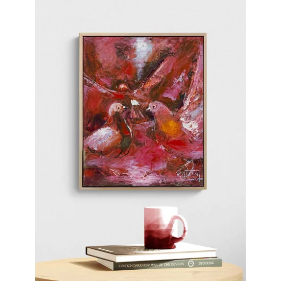 Kırık Kanatların Şarkısı Yağlı Boya Tablosu