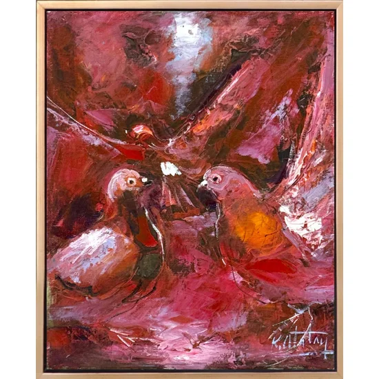 Kırık Kanatların Şarkısı Yağlı Boya Tablosu