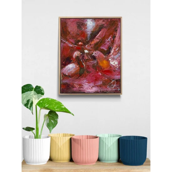 Kırık Kanatların Şarkısı Yağlı Boya Tablosu