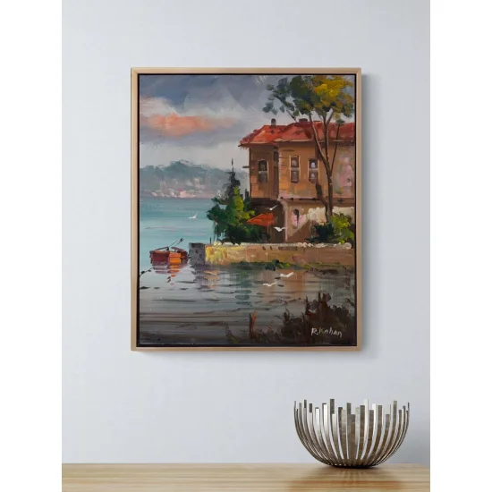 Boğaza Açılan Yol Yağlı Boya Tablosu