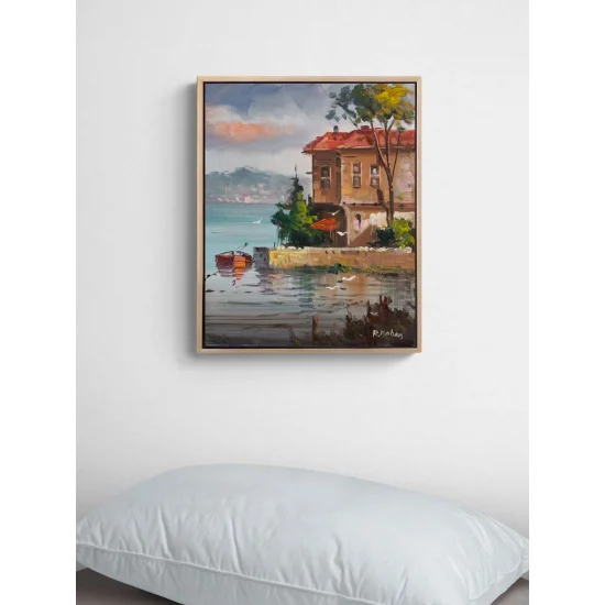 Boğaza Açılan Yol Yağlı Boya Tablosu