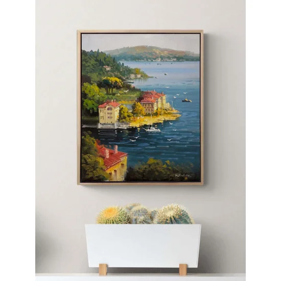 Akşamüstü İstanbul’da Yağlı Boya Tablosu