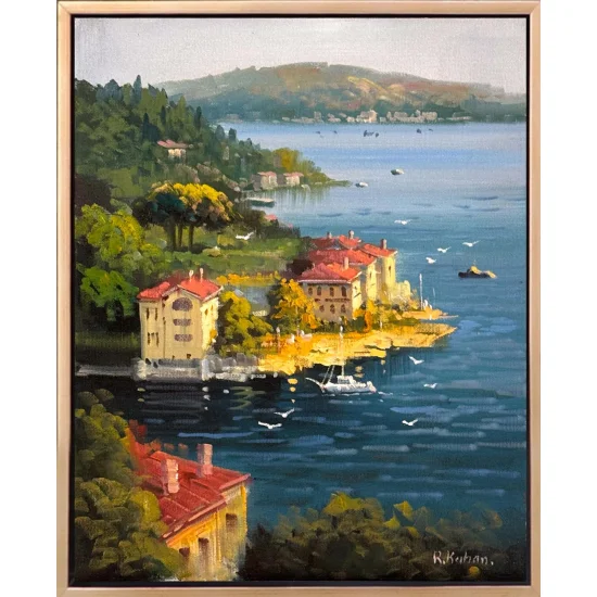 Akşamüstü İstanbul’da Yağlı Boya Tablosu