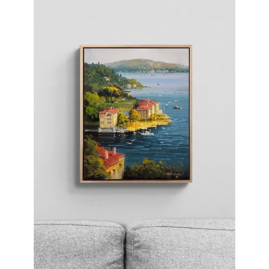 Akşamüstü İstanbul’da Yağlı Boya Tablosu