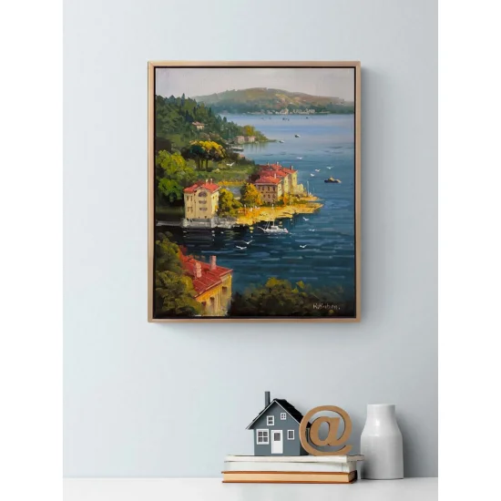 Akşamüstü İstanbul’da Yağlı Boya Tablosu