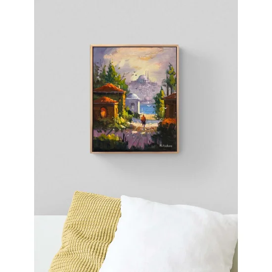 Boğaza Yürüyenler Yağlı Boya Tablosu