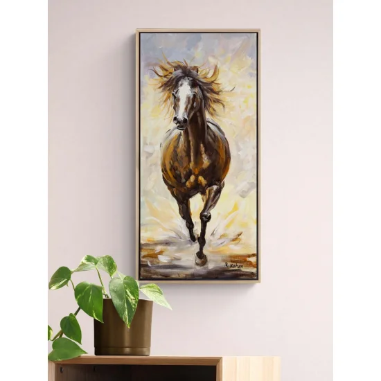 Yılkı Atı Yağlı Boya Tablosu