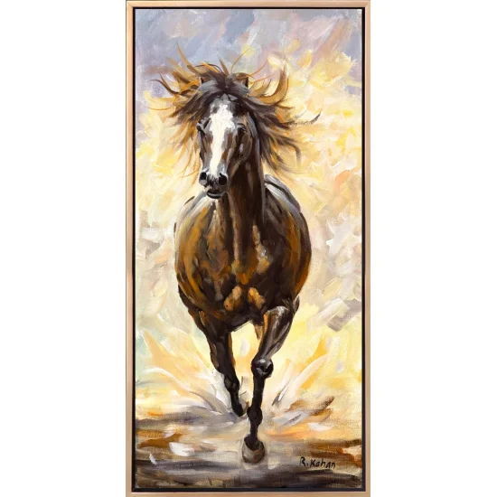 Yılkı Atı Yağlı Boya Tablosu