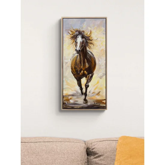 Yılkı Atı Yağlı Boya Tablosu