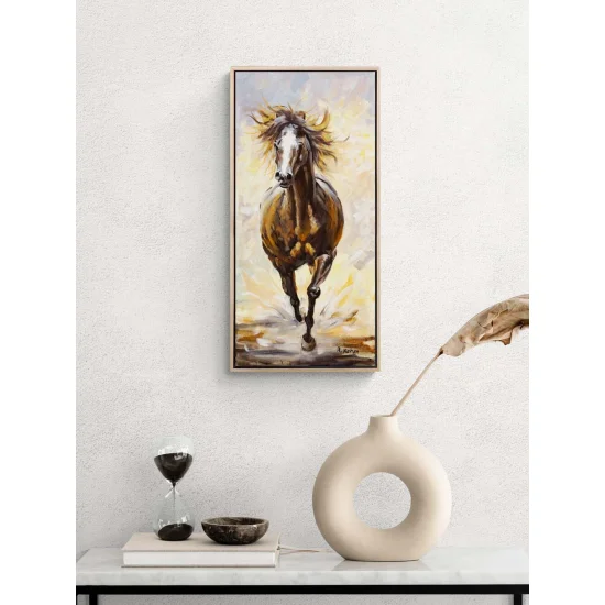 Yılkı Atı Yağlı Boya Tablosu