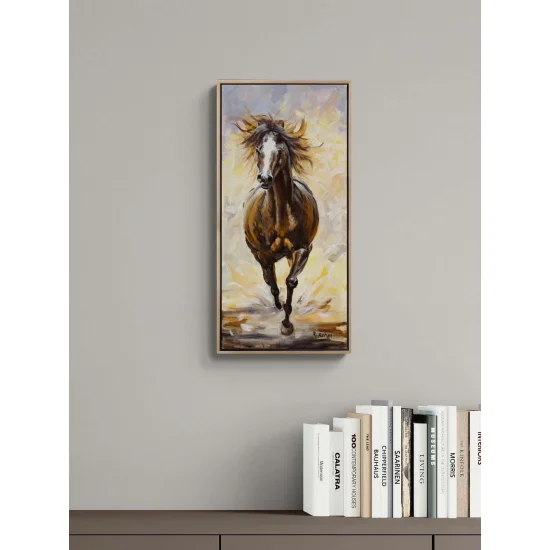 Yılkı Atı Yağlı Boya Tablosu