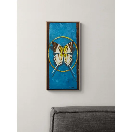 Bir Kelebeğin Öyküsü Yağlı Boya Tablosu