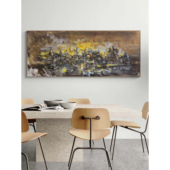 Wheels Within Time Oil Painting