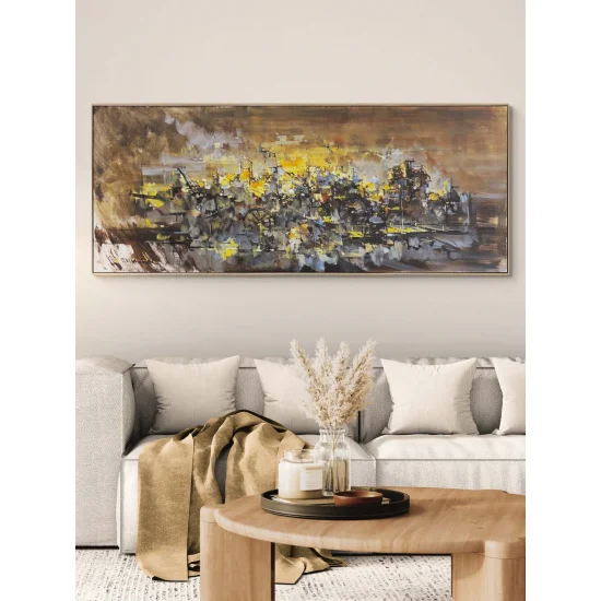 Wheels Within Time Oil Painting