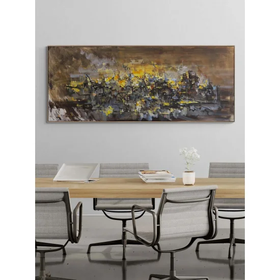 Wheels Within Time Oil Painting