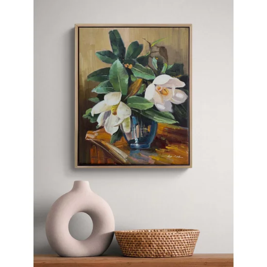 Silence of the Magnolia Oil Painting