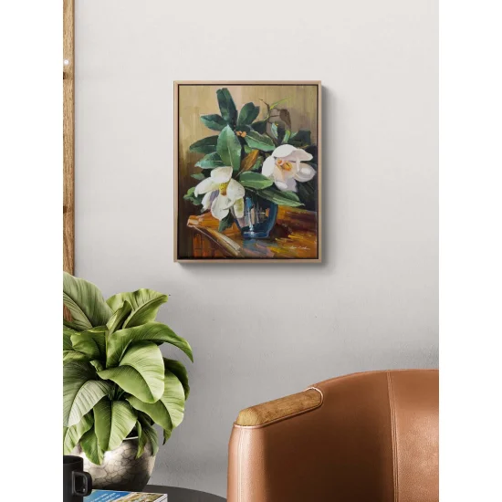 Silence of the Magnolia Oil Painting