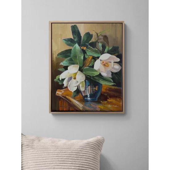Silence of the Magnolia Oil Painting