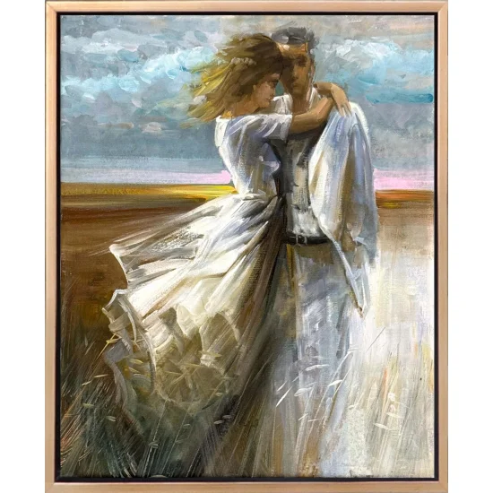 Meeting of Hearts Oil Painting