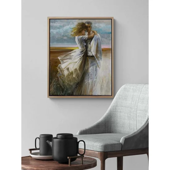 Meeting of Hearts Oil Painting