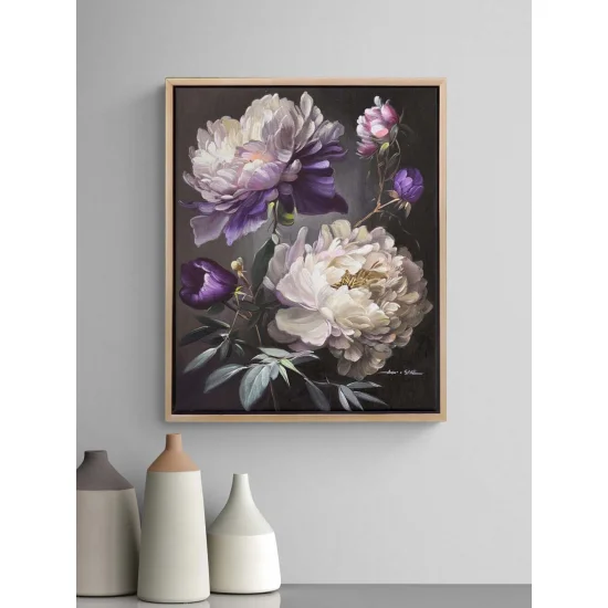 Peony Flower Oil Painting