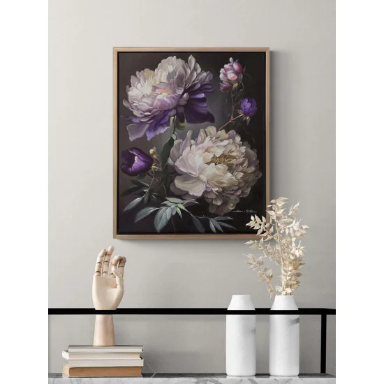 Peony Flower Oil Painting