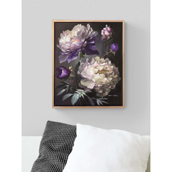Peony Flower Oil Painting