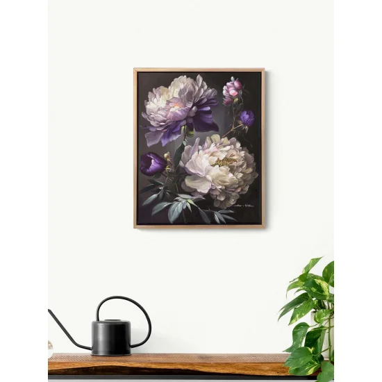 Peony Flower Oil Painting