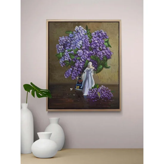 A Bouquet of Lilacs Oil Painting
