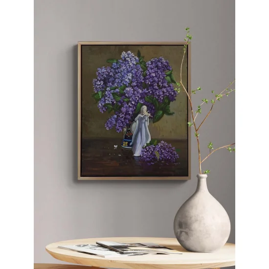 A Bouquet of Lilacs Oil Painting