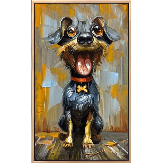 Paw Smile Oil Painting