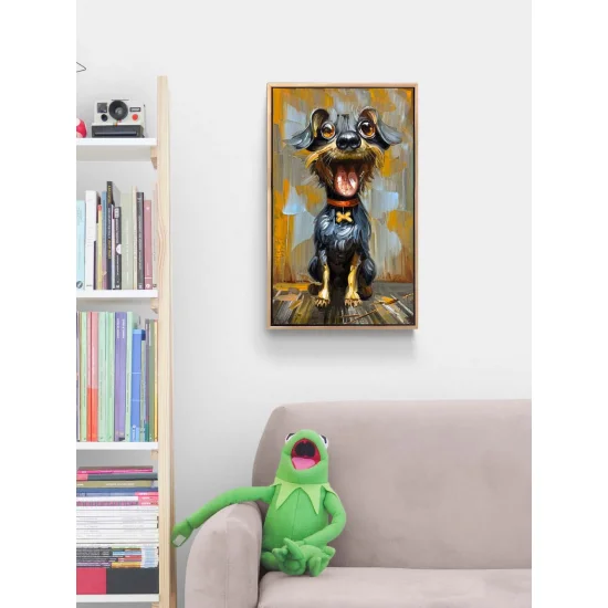 Paw Smile Oil Painting