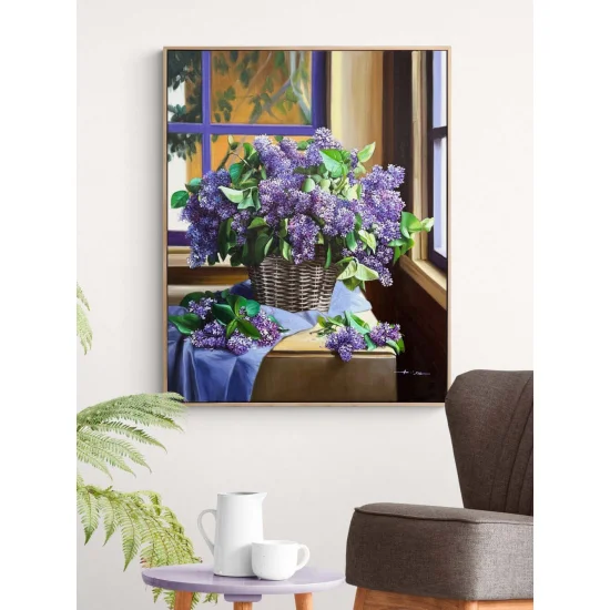 Memories of Spring – Lilacs Oil Painting