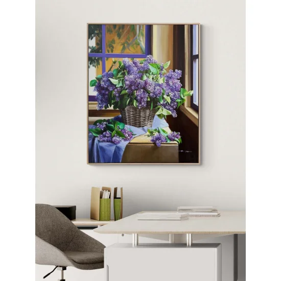 Memories of Spring – Lilacs Oil Painting