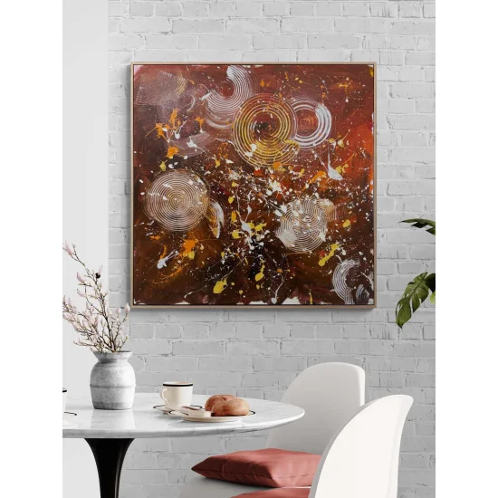 Fire of Colors Oil Painting