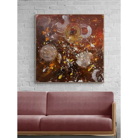 Fire of Colors Oil Painting