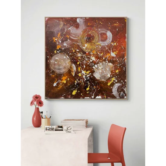 Fire of Colors Oil Painting