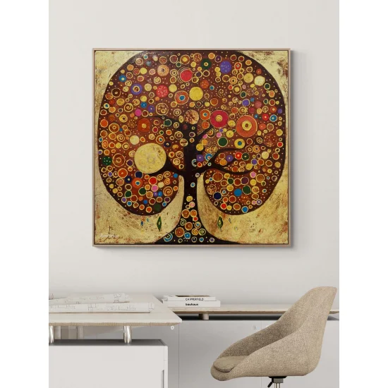 Hayat Ağacı Yağlı Boya Tablosu