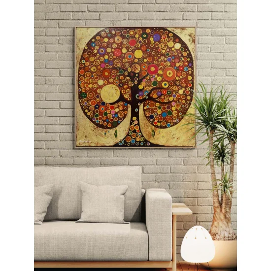 Hayat Ağacı Yağlı Boya Tablosu