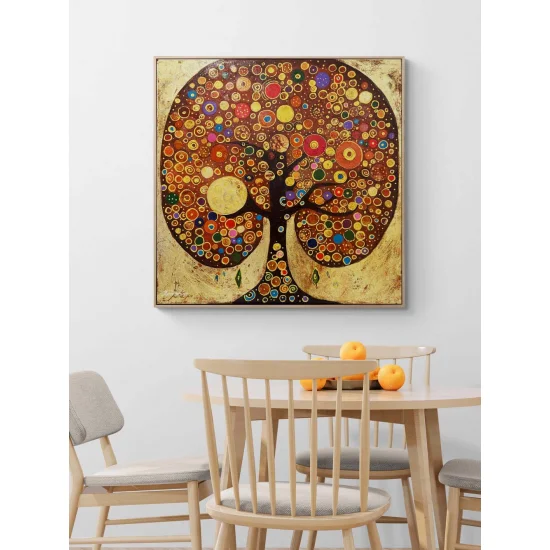 Hayat Ağacı Yağlı Boya Tablosu